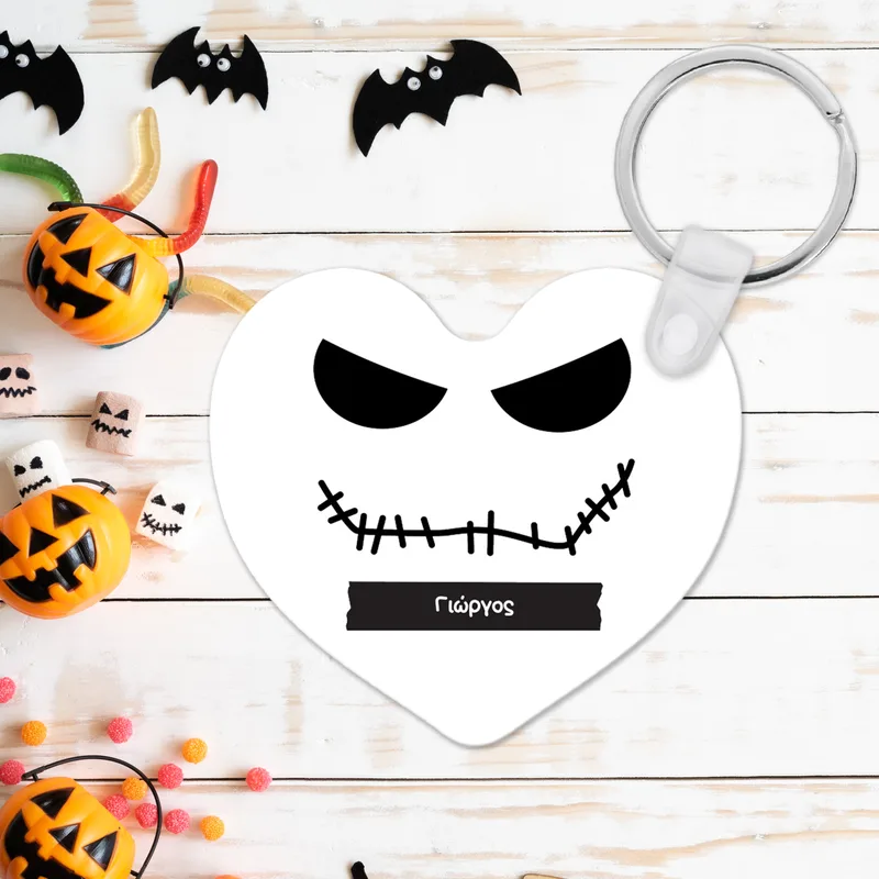 Spidery Halloween - Μπρελόκ - Τετράγωνο