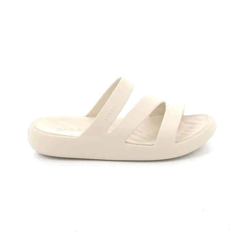 Γυναικεία Σαγιονάρα Crocs Getaway Strappy Ανατομικό Χρώματος Μπεζ 209587-160