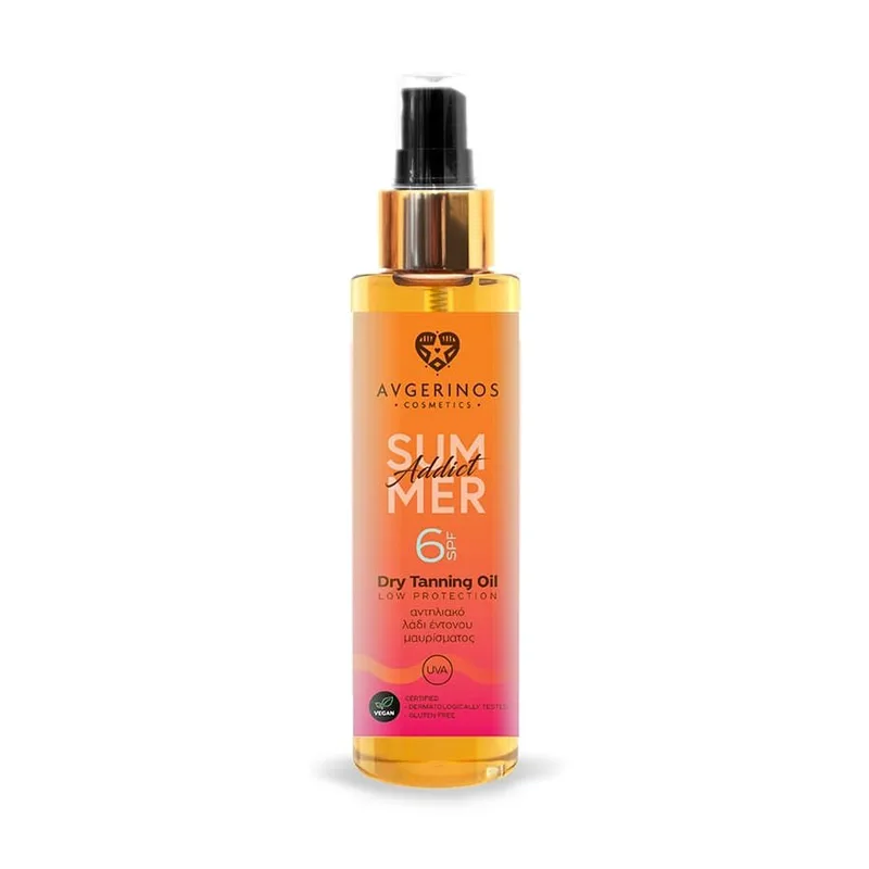 Avgerinos Cosmetics Summer Addict Dry Tanning Oil SPF6 (150ml)
