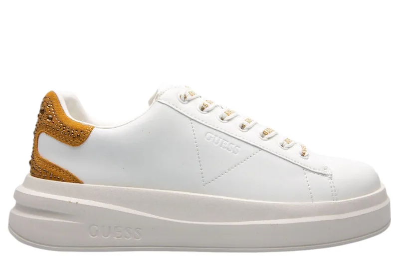 Sneaker Guess Elbina FLTELBLEA12-WHITE GOLD Γυναικείο