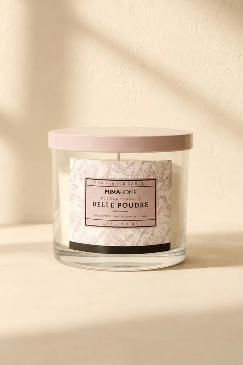 Αρωματικο Κερι Belle Poudre 280Gr Nima Μονόχρωμο