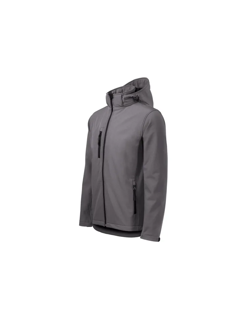Malfini Performance Ανδρικό Χειμωνιάτικο Μπουφάν Softshell Αδιάβροχο και Αντιανεμικό Graphite MLI-52236