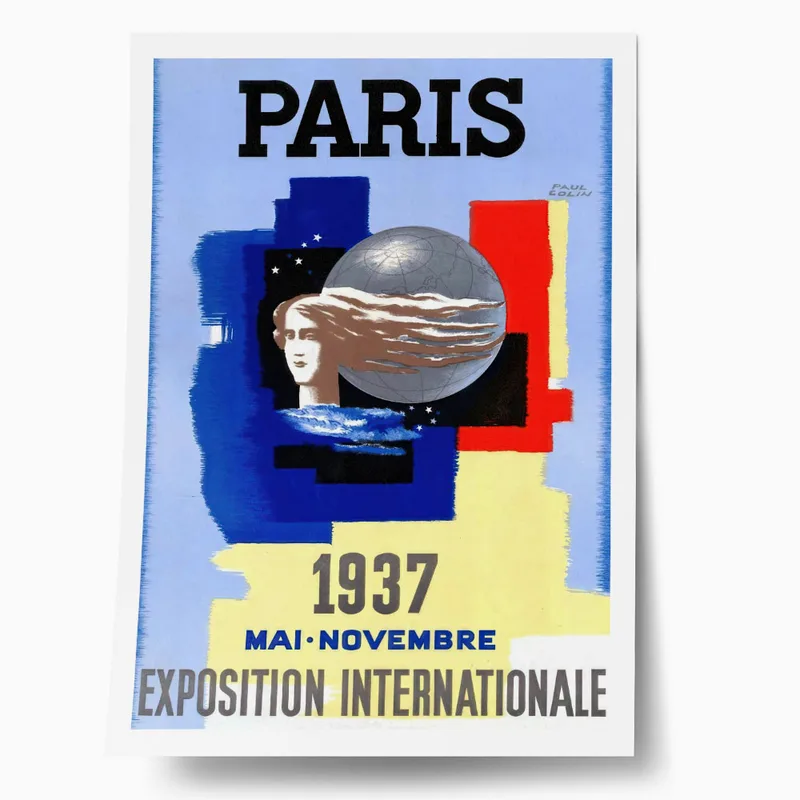 Πόστερ 1937 PARIS EXPOSITION INTERNATIONALE
