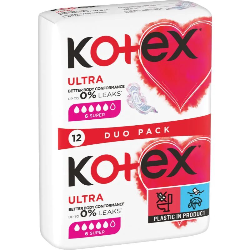 Kotex Ultra Comfort Super σερβιέτες 12 τμχ