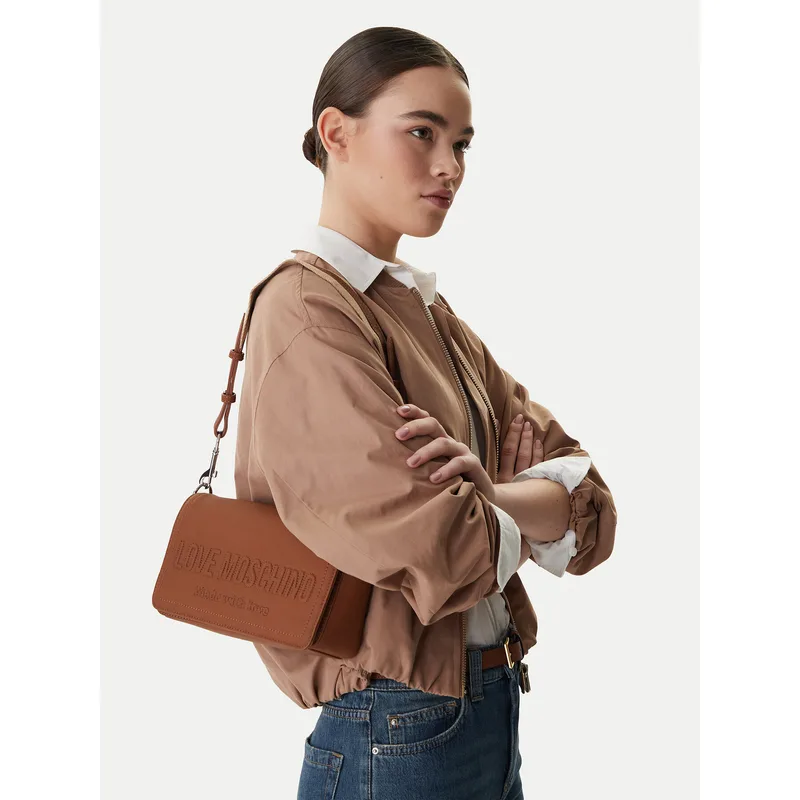 Τσάντα LOVE MOSCHINO JC4046PP1OLE0200 Καφέ