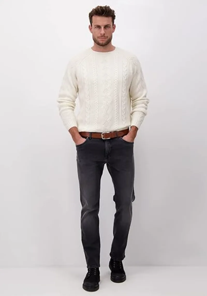 Fynch Hatton Jean Παντελόνι σε Modern γραμμή - 1000 2950 981 Anthrazite