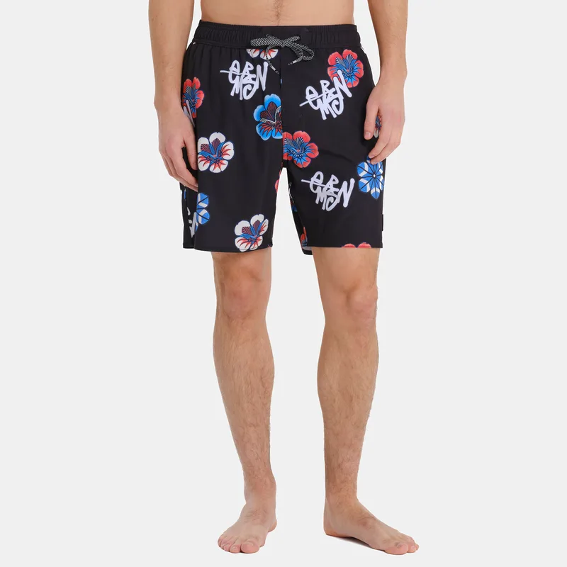 EMERSON MEN'S BOARD SWIM SHORTS ΜΑΥΡΟ