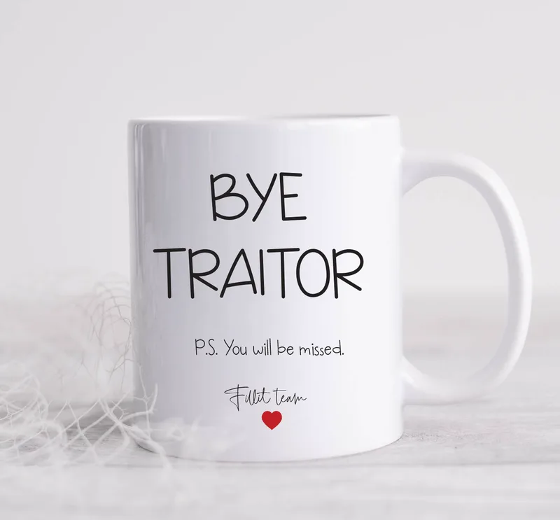 Κούπα απλή ή μαγική - Bye Traitor - Απλή
