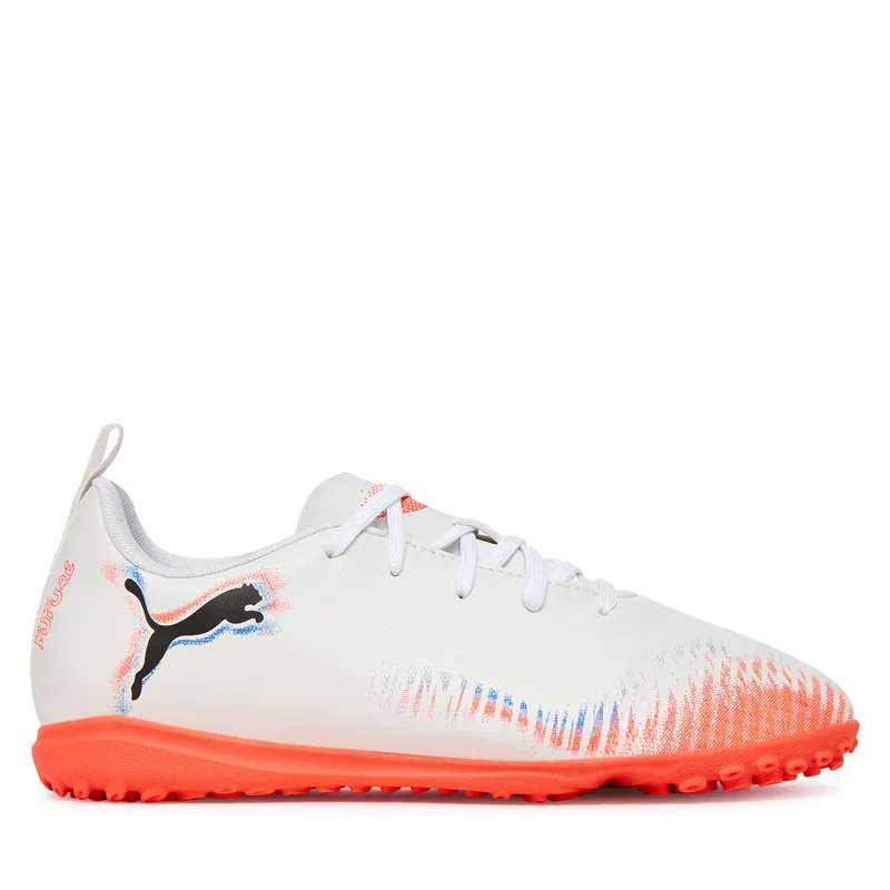 Ποδοσφαιρικά Παπούτσια Puma Future 8 Play Tt Jr 108626 01 Λευκό