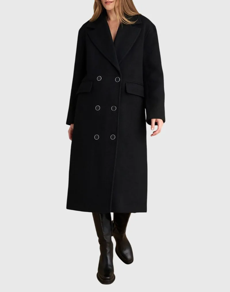 ATTRATTIVO ΠΑΛΤΟ 9921783-MAYRO Black
