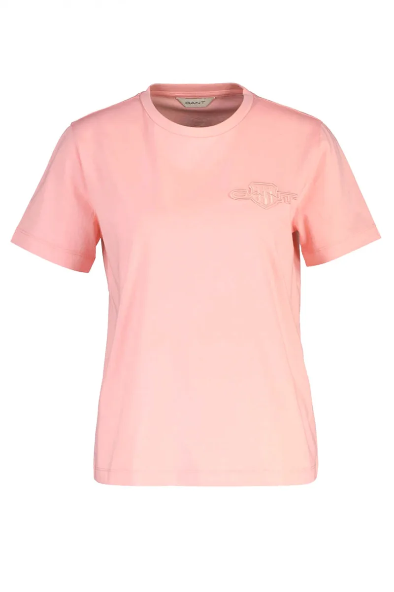 GANT ΜΠΛΟΥΖΑ ΚΜ 663 FRAGOLA TONAL SHIELD T-SHIRT ΣΟΜΟΝ