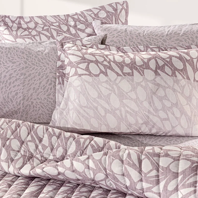 Μαξιλαροθήκες Oxford Ζεύγος 50X70 Guy Laroche Root Lilac (50x70)