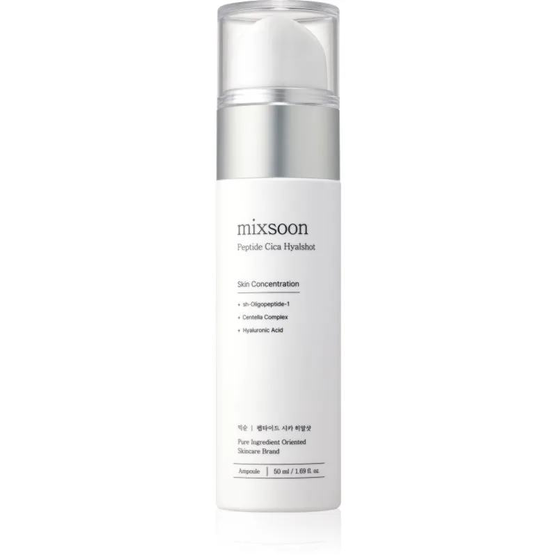 mixsoon Peptide Cica Hyalshot καταπραϋντικός ορός για ελαχιστοποίηση των πόρων 50 ml