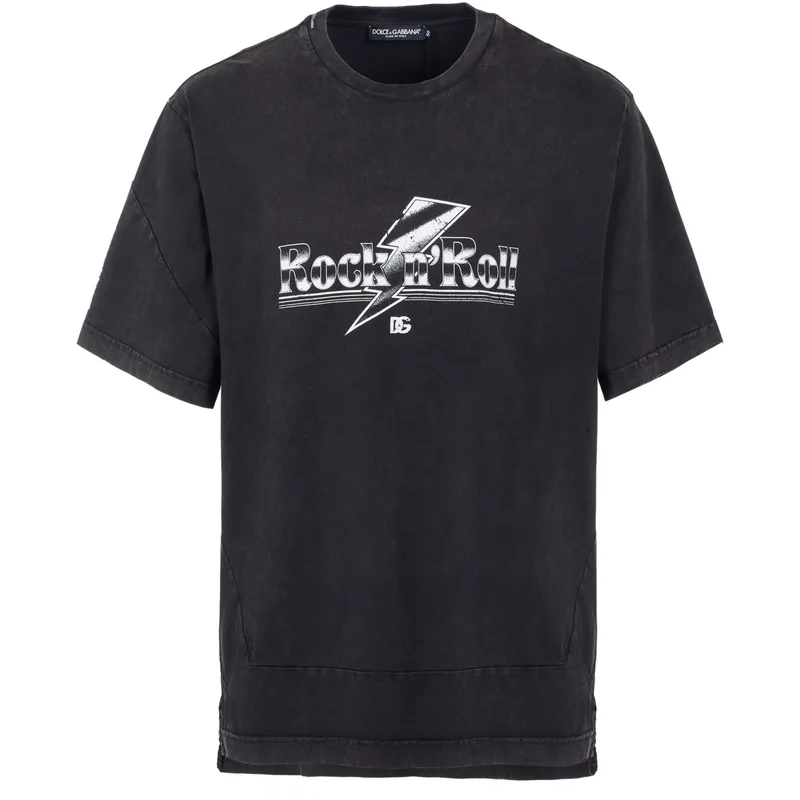 T-shirt με κοντά μανίκια D&G -