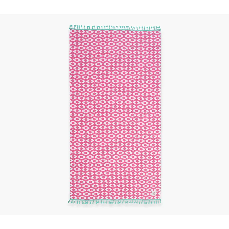 Πετσέτα Θαλάσσης 90X170 Nef Nef Option Fringes Fuchsia (90x170)
