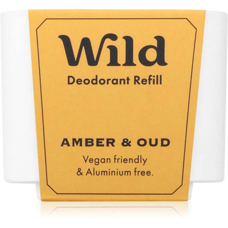 Wild Amber & Oud Refill στερεό αποσμητικό ανταλλακτικό 40 γρ