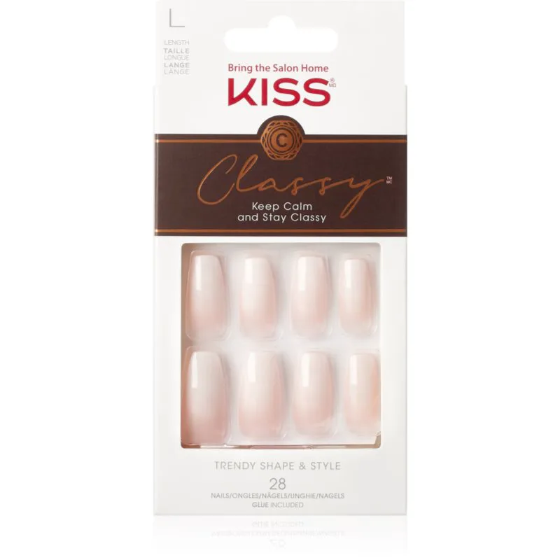 KISS Classy Nails Be-you-tiful Ψεύτικα νύχια Long 28 τμχ