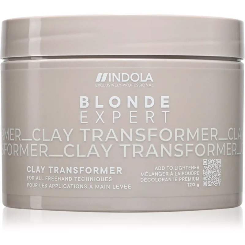Indola Blond Expert Clay Transformer ξανοιχτική πούδρα λεύκανσης για ξανθά μαλλιά 120 γρ