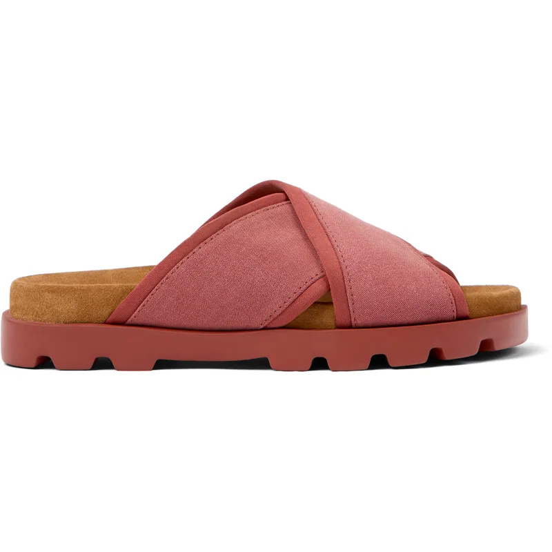 CAMPER Brutus Sandal - Πέδιλα Για Γυναικεία - Κόκκινο, Μέγεθος 42, Cotton fabric