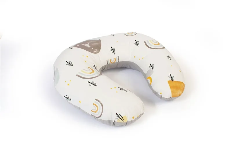 Μαξιλάρι Θηλασμού Dimcol Rainbow 01 60x50x15 White-Grey