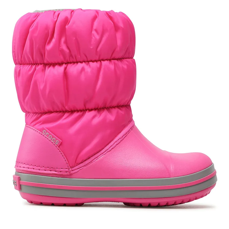Μπότες Χιονιού Crocs Winter Puff Boot Kids 14613-6TR Ροζ