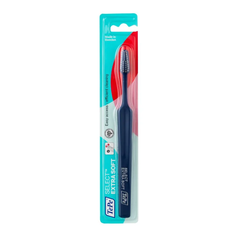 TePe Select Compact Extra Soft Toothbrush Πολύ Μαλακή Οδοντόβουρτσα για Αποτελεσματικό Καθαρισμό & Προστασία των Ούλων 1 Τεμάχιο - Μπλε