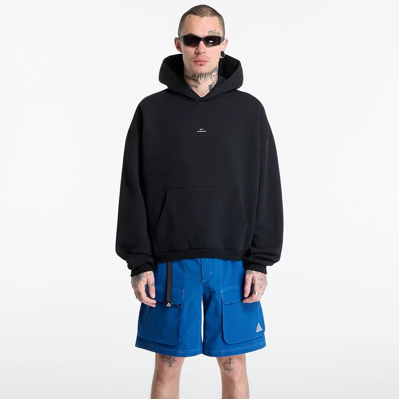 Φούτερ Nike Standard Issue Men's Therma-FIT Brushed Basketball Pullover Hoodie Black/ Pale Ivory XXL