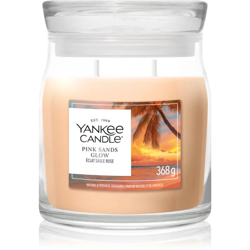 Yankee Candle Ροζ Sands Glow αρωματικό κερί 368 γρ