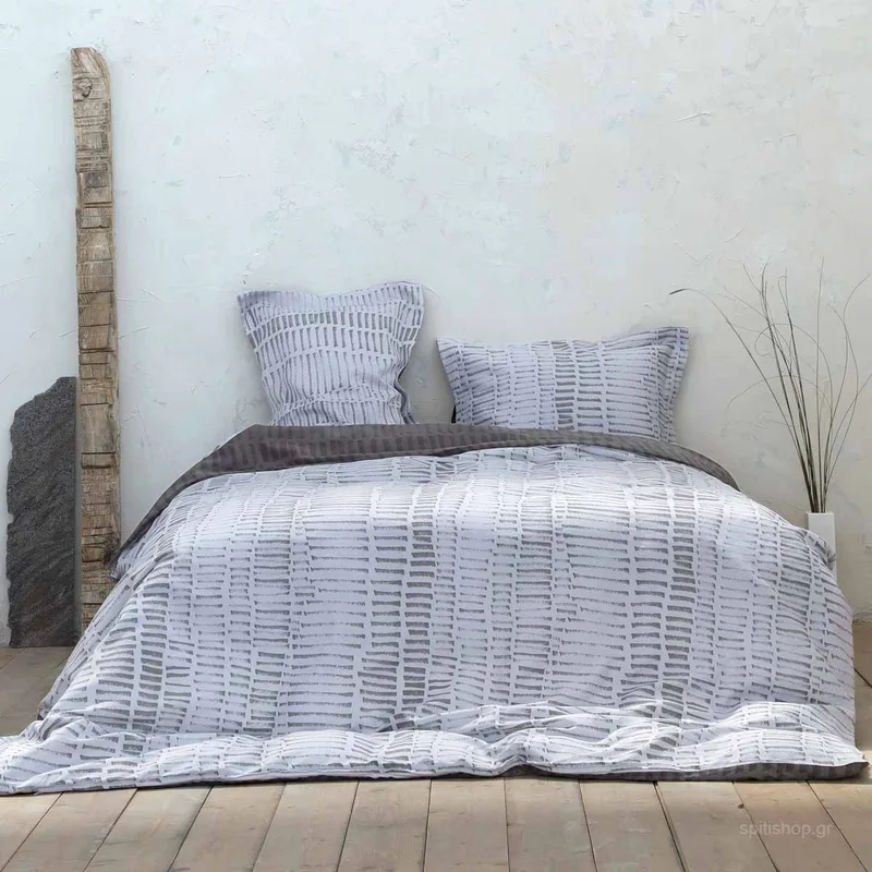 Σεντόνια Μονά (Σετ) Nima Bed Linen Talous Grey