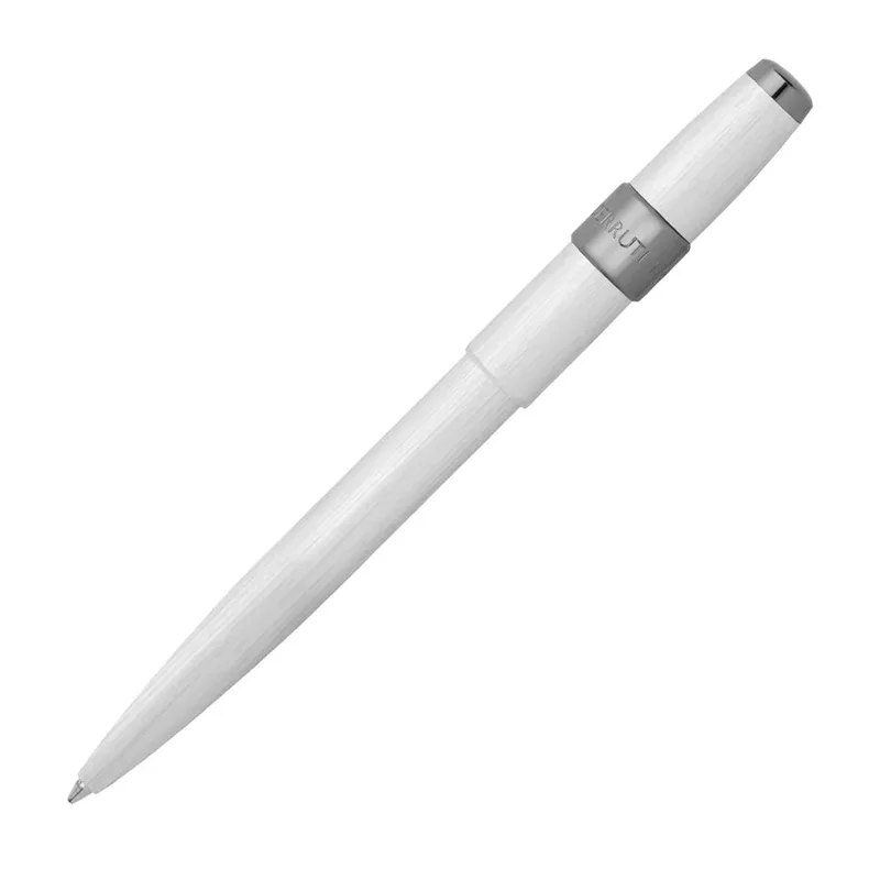 Cerruti 1881 Block Brushed Chrome Ballpoint Pen NSW3564C