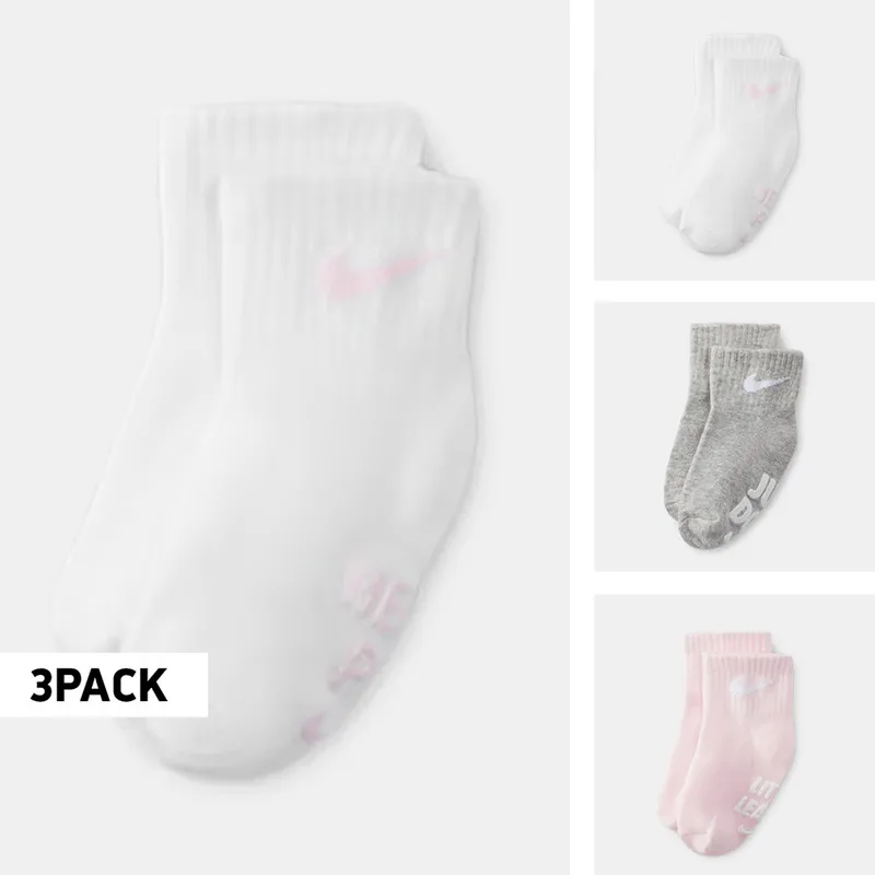 Nike Verbiage Gripper 3 Pack Βρεφικές Κάλτσες (9000265604_37499)