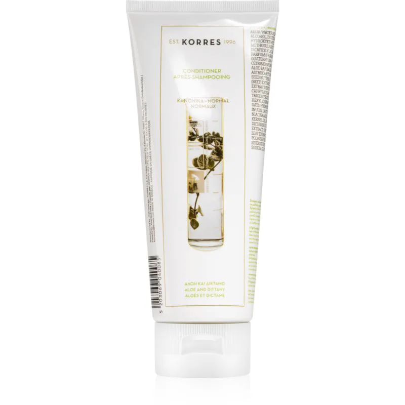 Korres Aloe & Dittany κοντίσιονερ για κανονικά μαλλιά 200 ml