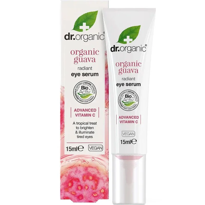 Dr Organic Guava Radiant Eye Serum Ορός Ματιών για Λάμψη με Βιταμίνη C 15ml