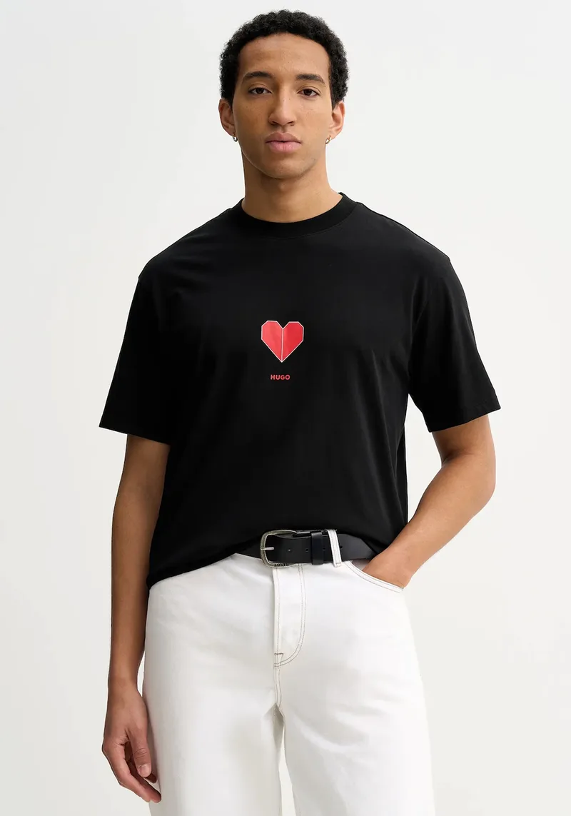 HUGO T-shirt Dalentin - 50553429 001 Black