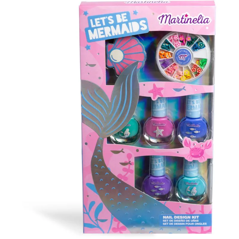 Martinelia Let´s be Mermaid Nails Design Kit σετ Για τα νύχια για παιδιά 3+
