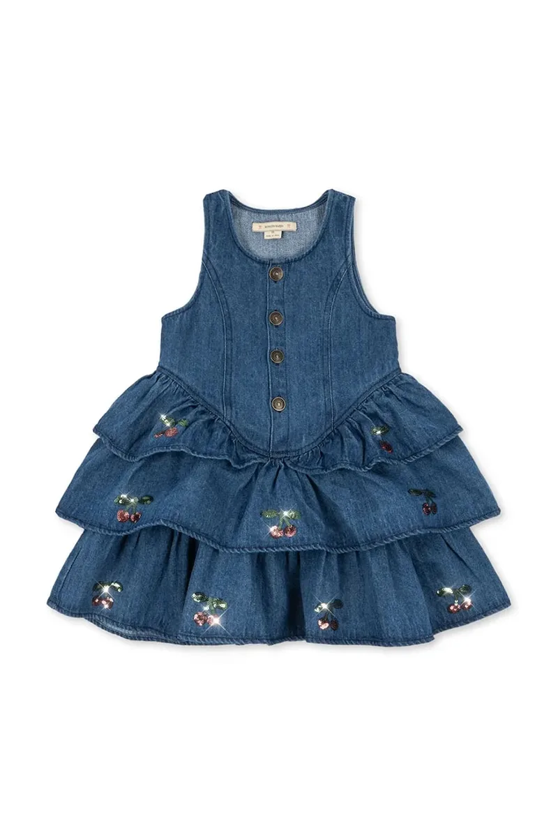 Παιδικό φόρεμα τζιν Konges Sløjd ELBA DRESS GOTS