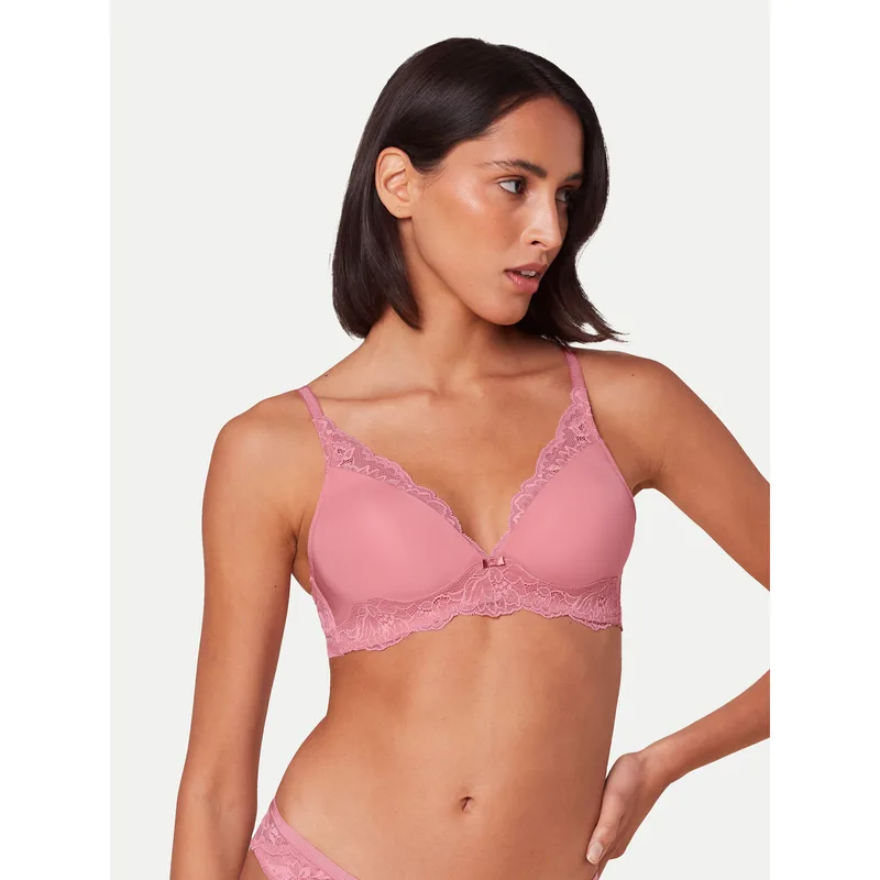 Triumph Σουτιέν χωρίς μπανέλα Amourette Charm T10214457 Ροζ