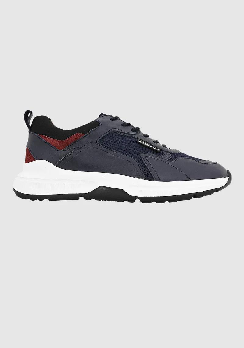 Guy Laroche Δερμάτινα Sneakers της σειράς Crescen - GL150 Lacivert