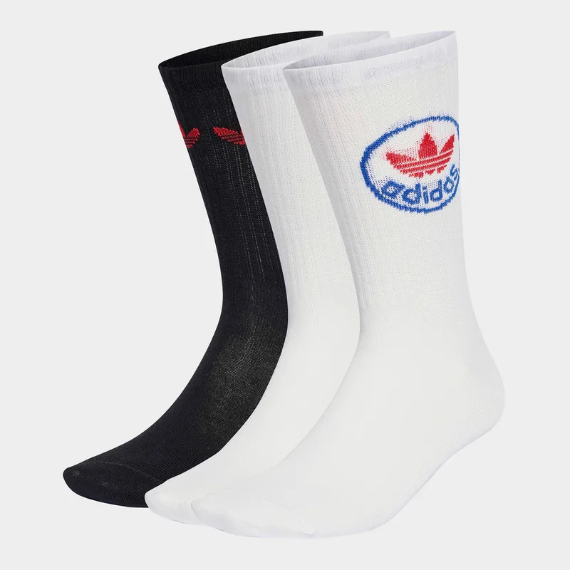 adidas Originals Trefoils Crew 3-Pack Unisex Κάλτσες (9000261435_92178)