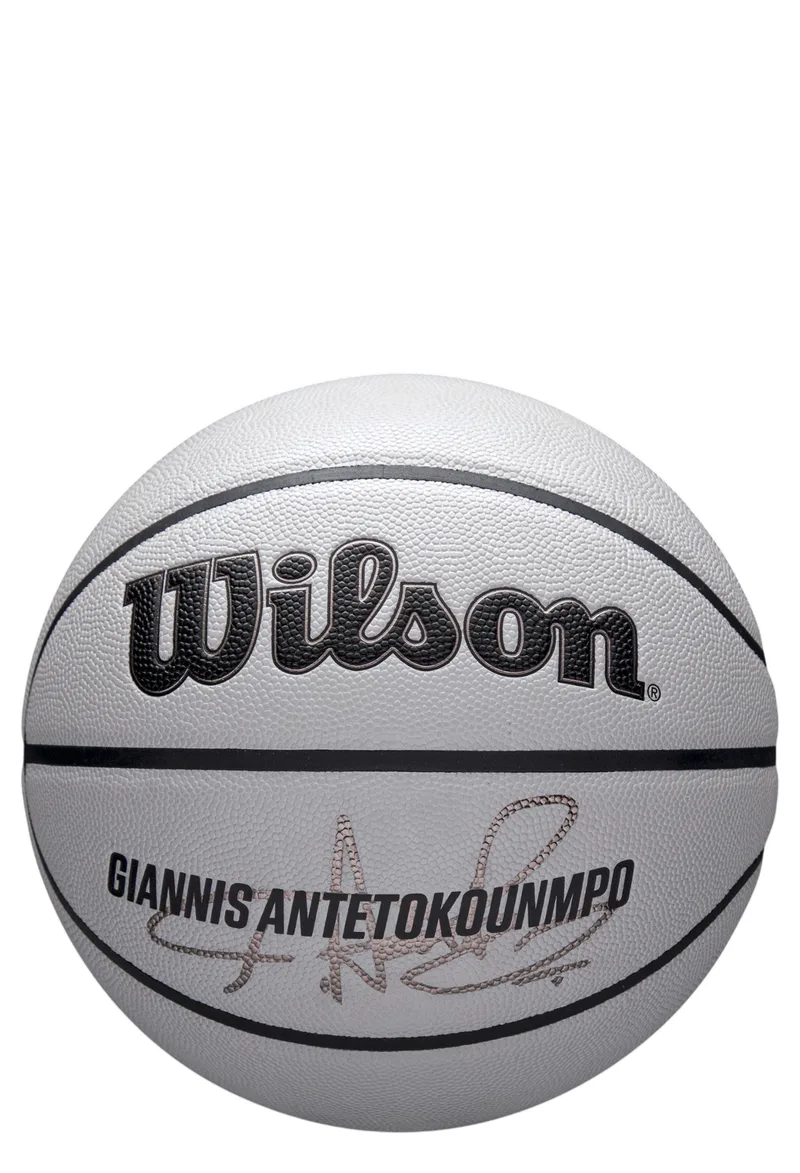 Μπάλα Μπάσκετ Wilson NBA Player Icon UV Giannis Antetokounmpo Size 7 WZ4030901XB7-Grey