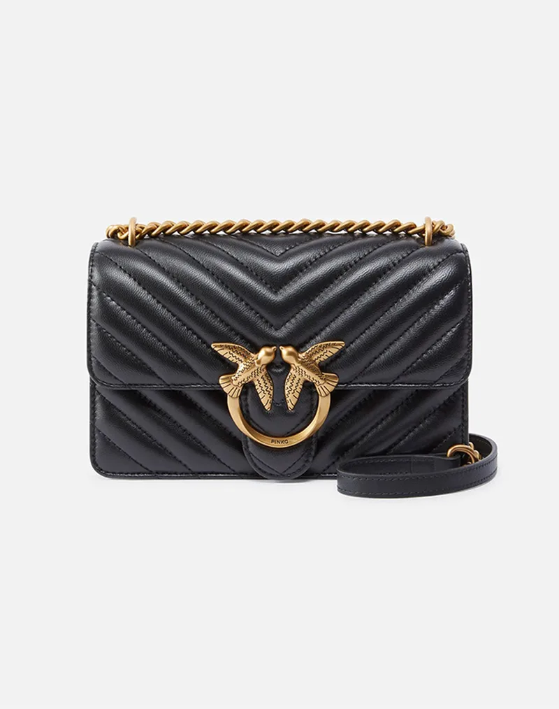 PINKO LOVE ONE MINI DC SHEEP NAPPA C 100074A0GK-Z99Q Black