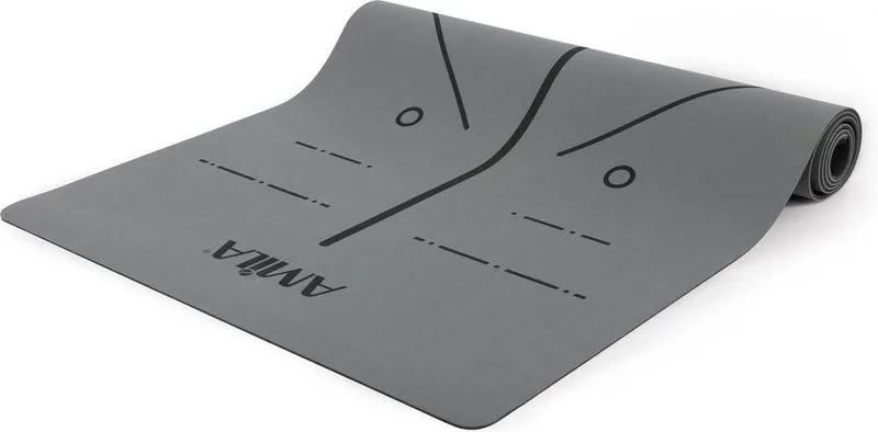 ΣΤΡΩΜΑ AMILA YOGA PU 96760 ΓΚΡΙ (183 X 65 X 0.4 CM)