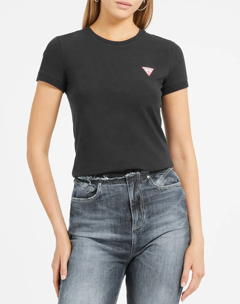 GUESS SS CN MINI TRIANGLE TEE ΜΠΛΟΥΖΑ ΓΥΝΑΙΚΕΙΟ W2YI44J1314-JBLK Black