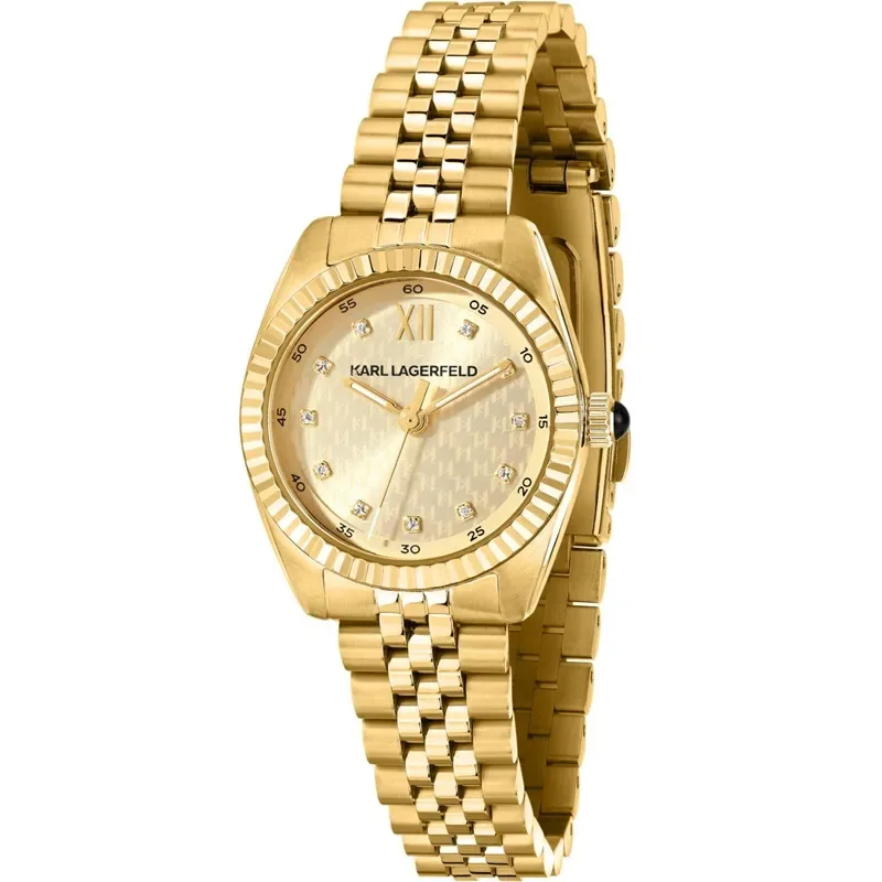 Ρολόι Karl Lagerfeld Timeless Χρυσό Stainless Steel Bracelet R0553109501 R0553109501 Ατσάλι