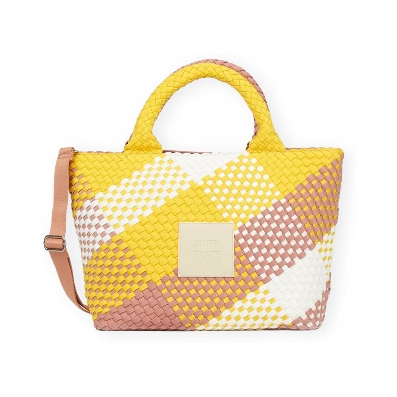 Τσάντες Χειρός Verb To Do Michelle Just Move Bag - Pink/White/Yellow