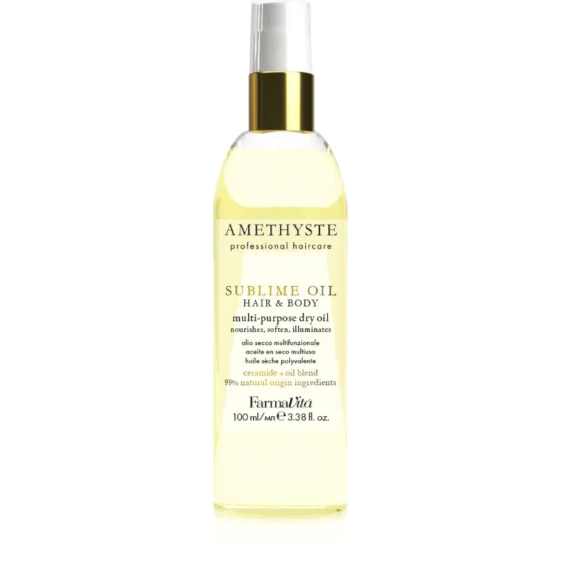 FarmaVita Amethyste Sublime Oil πολυλειτουργικό ξηρό λάδι για σώμα και μαλλιά 100 ml