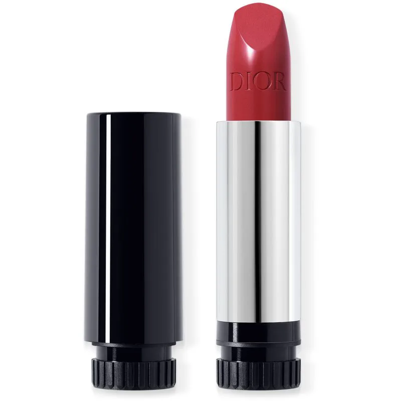 DIOR Rouge Dior The Refill μακράς διαρκείας κραγιόν ανταλλακτικό απόχρωση 525 Chérie Satin 3.5 γρ
