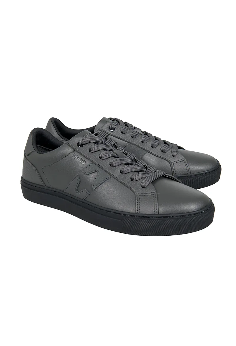 ΑΝΔΡΙΚΑ ΠΑΠΟΥΤΣΙΑ HUGO SNEAKERS MORRIE ΣΚΟΥΡΟ ΓΚΡΙ
