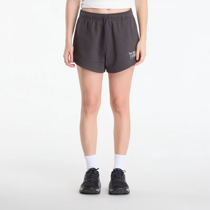 Σορτς New Balance Trackside French Terry Short Black Cement S
