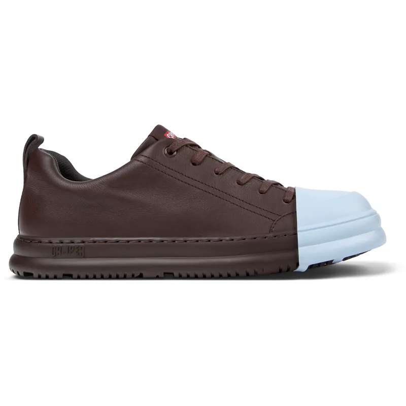 CAMPER Junction Runner - Sneakers Για Ανδρικα - Μπορντό, Μέγεθος 39, Smooth leather